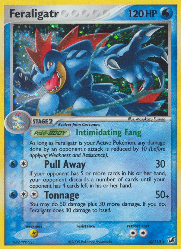 Feraligatr (4/115) [EX: Unseen Forces] | Black Swamp Games