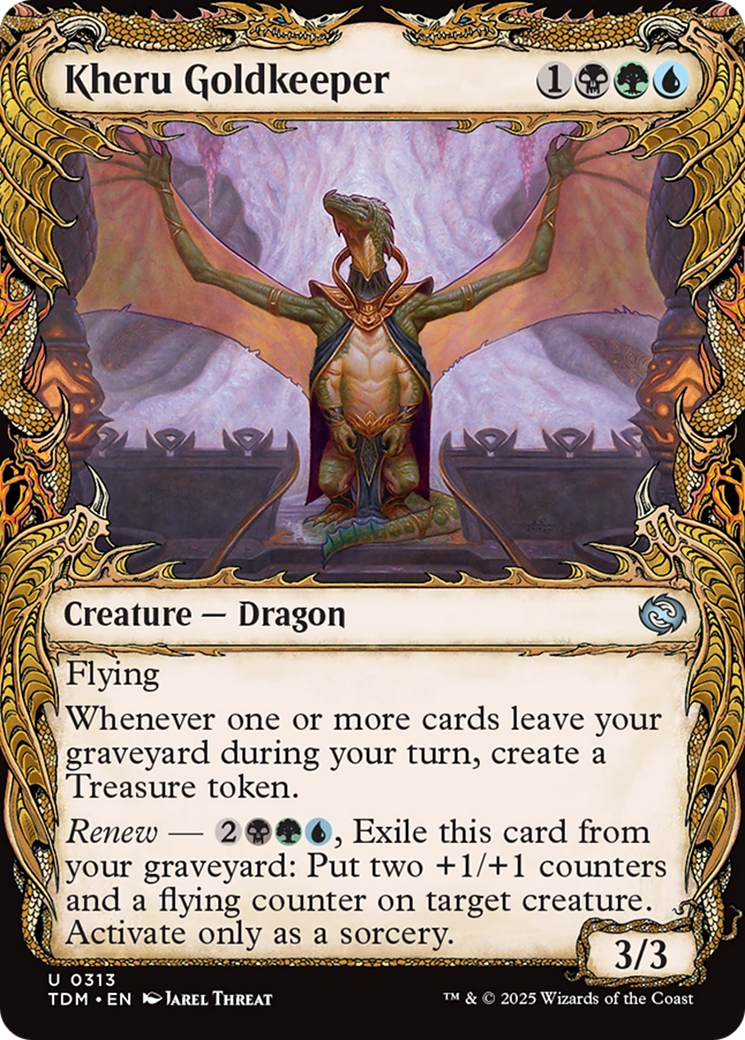 Kheru Goldkeeper (Showcase) [Tarkir: Dragonstorm] | Black Swamp Games