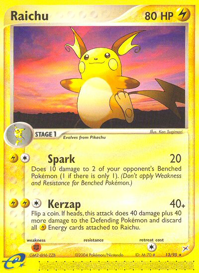 Raichu (13/95) [EX: Team Magma vs Team Aqua] | Black Swamp Games