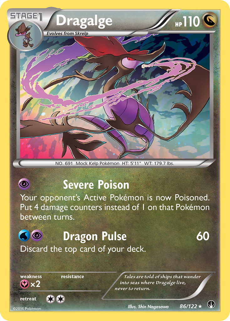 Dragalge (86/122) [XY: BREAKpoint] | Black Swamp Games