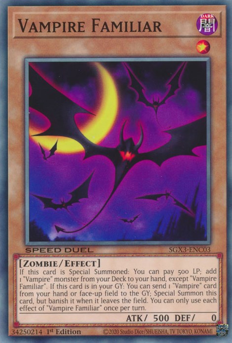 Vampire Familiar [SGX3-ENC03] Common | Black Swamp Games
