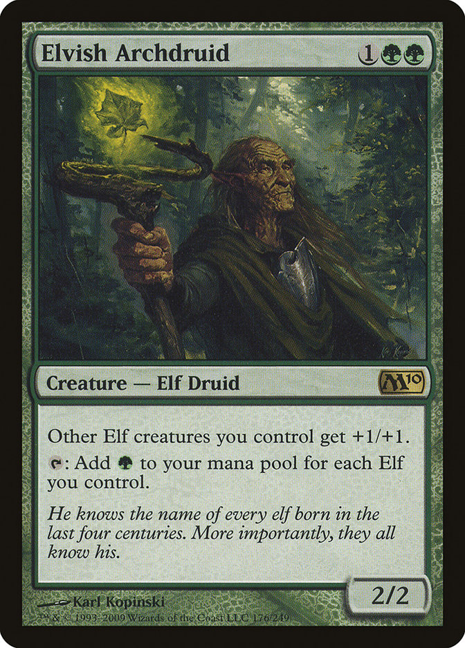 Elvish Archdruid [Magic 2010] | Black Swamp Games