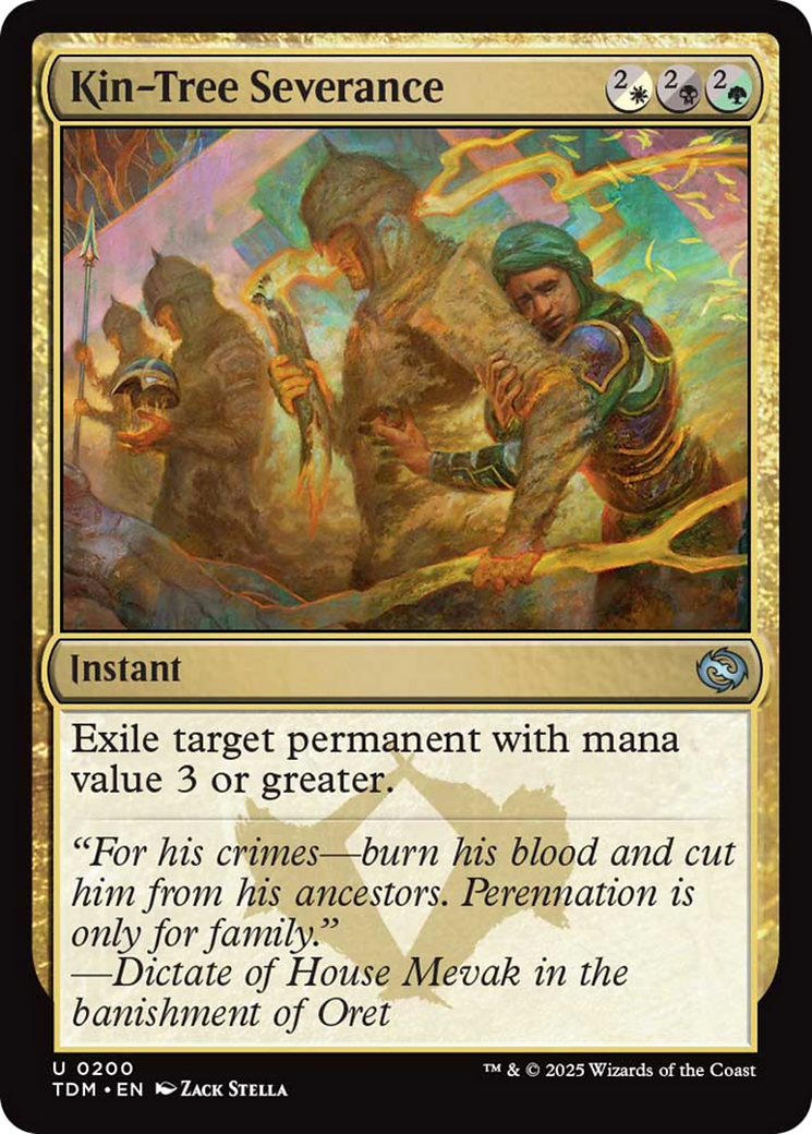 Kin-Tree Severance [Tarkir: Dragonstorm] | Black Swamp Games