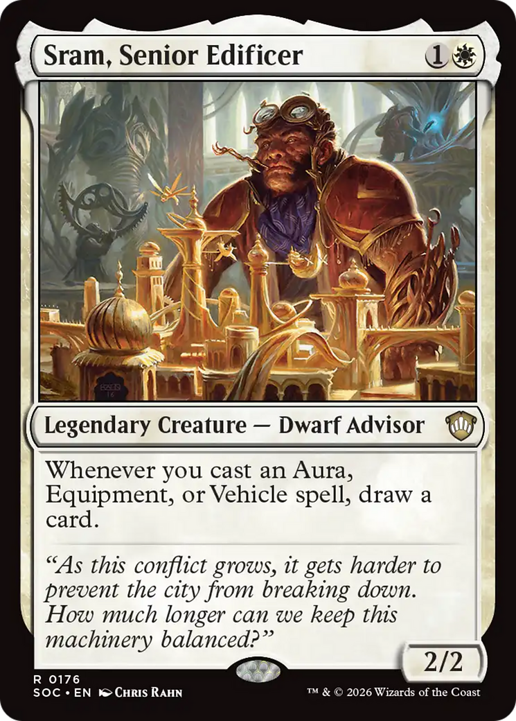 Sram, Senior Edificer [Secrets of Strixhaven Commander] | Black Swamp Games