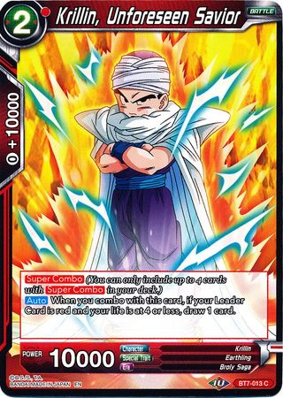 Krillin, Unforeseen Savior (BT7-013) [Assault of the Saiyans] | Black Swamp Games
