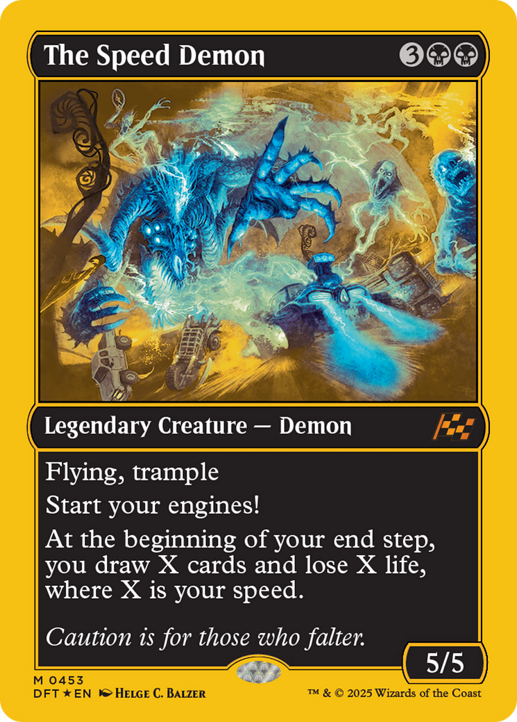 The Speed Demon (First-Place Foil) [Aetherdrift] | Black Swamp Games