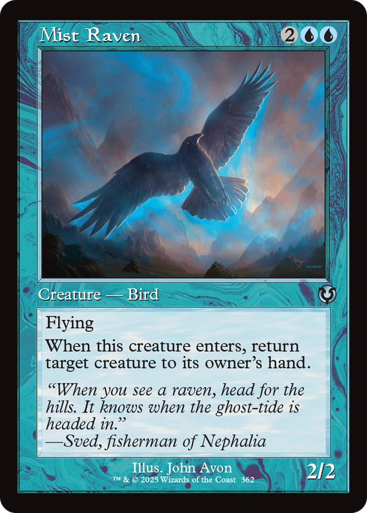 Mist Raven (Retro Frame) [Innistrad Remastered] | Black Swamp Games