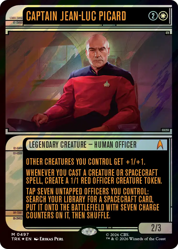 Captain Jean-Luc Picard (Showcase) (Surge Foil) [Star Trek] | Black Swamp Games