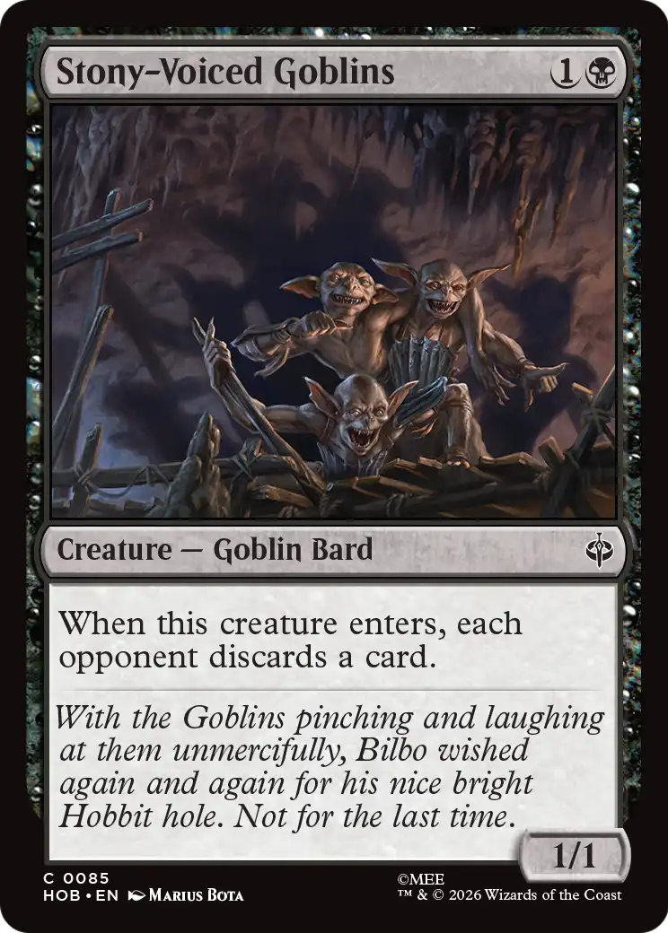 Stony-Voiced Goblins [The Hobbit] | Black Swamp Games