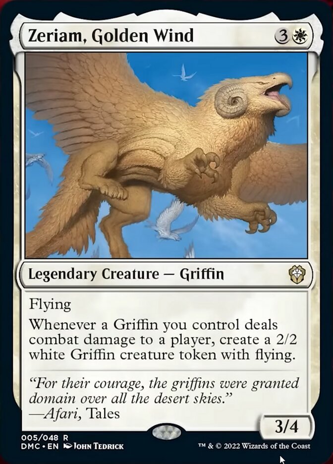 Zeriam, Golden Wind [Dominaria United Commander] | Black Swamp Games