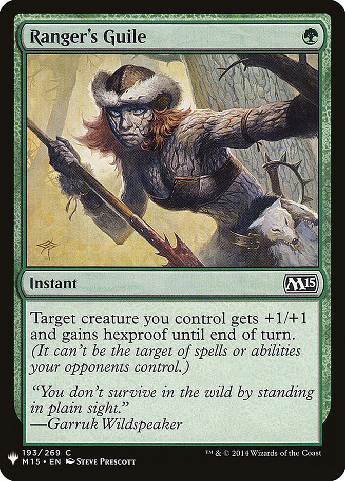 Ranger's Guile [Mystery Booster] | Black Swamp Games