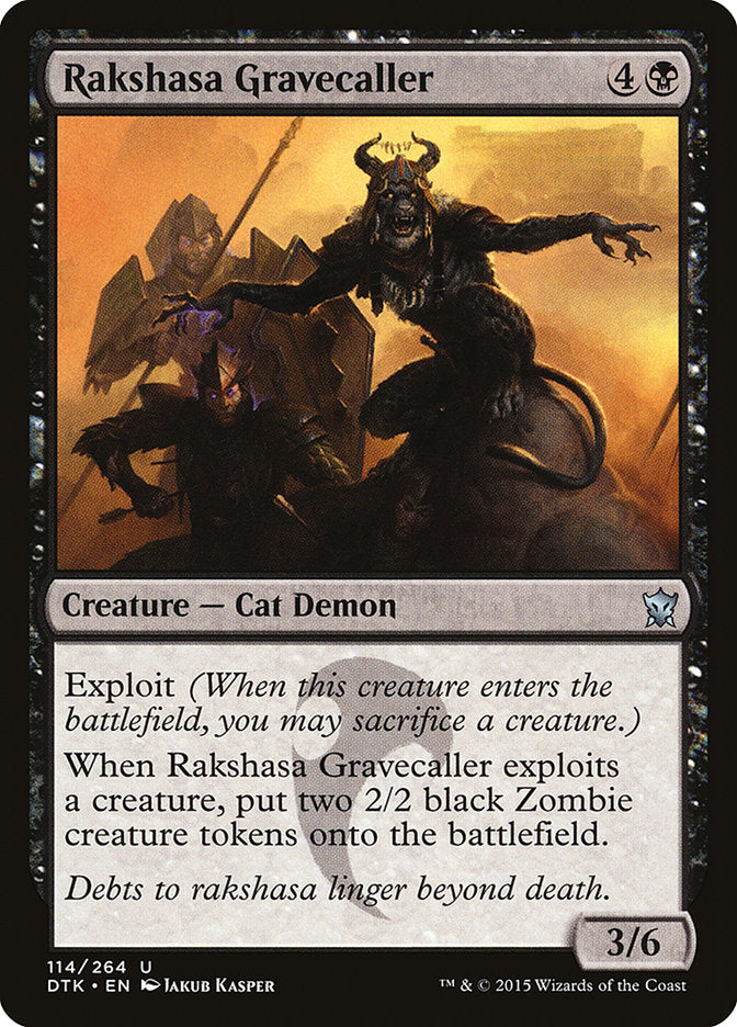 Rakshasa Gravecaller [Dragons of Tarkir] | Black Swamp Games