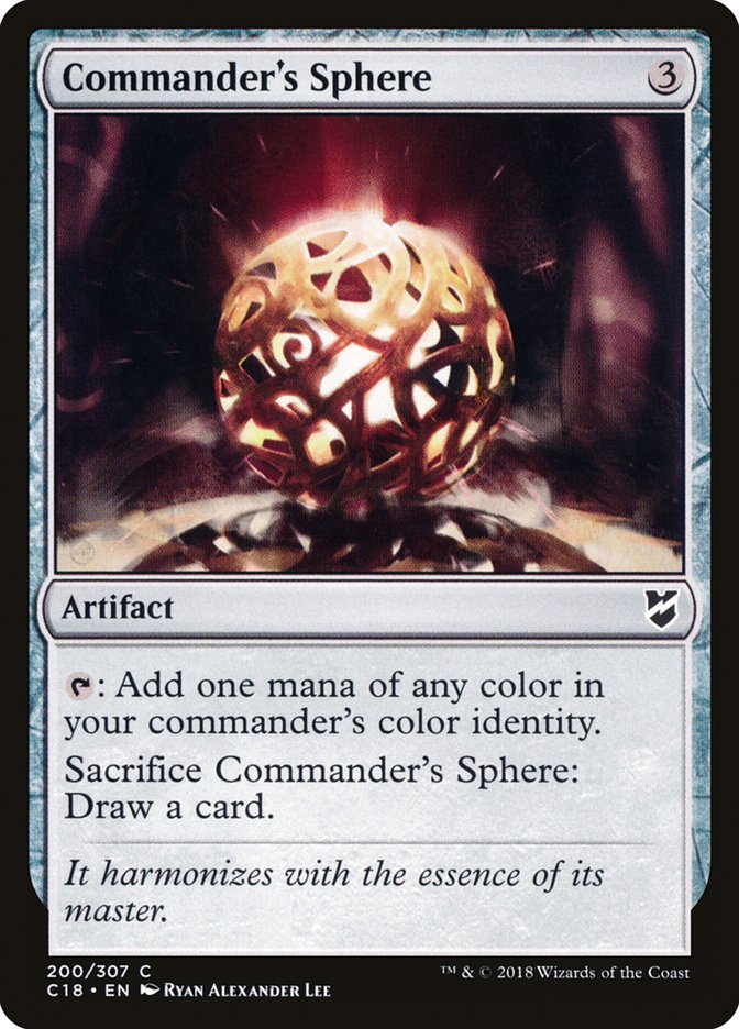 Commander's Sphere [Commander 2018] | Black Swamp Games