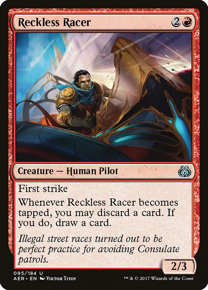 Reckless Racer [Aether Revolt] | Black Swamp Games