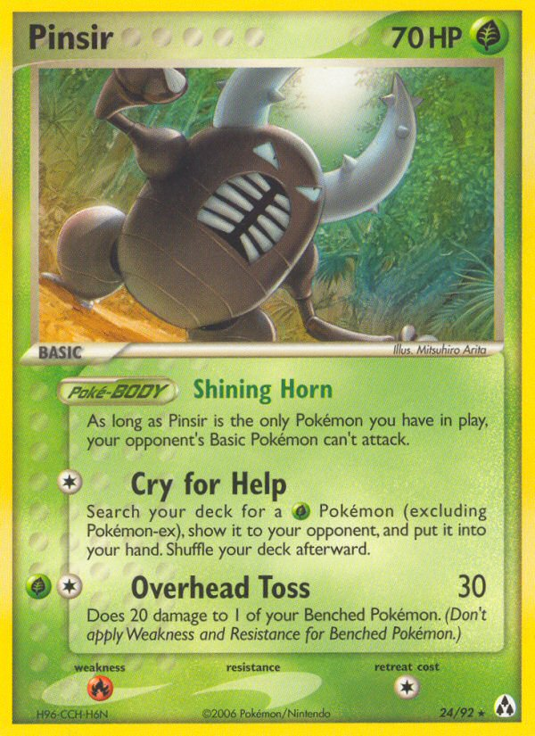 Pinsir (24/92) [EX: Legend Maker] | Black Swamp Games