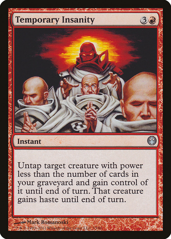 Temporary Insanity [Duel Decks: Knights vs. Dragons] | Black Swamp Games
