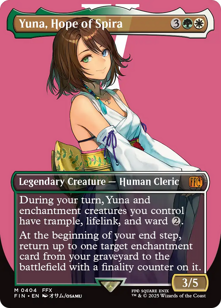 Yuna, Hope of Spira (Borderless) [FINAL FANTASY] | Black Swamp Games