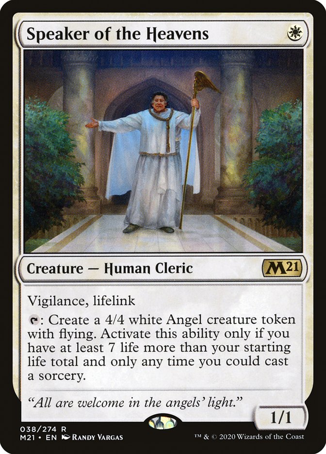 Speaker of the Heavens [Core Set 2021] | Black Swamp Games
