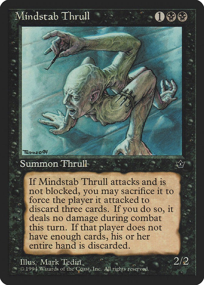Mindstab Thrull (Mark Tedin) [Fallen Empires] | Black Swamp Games