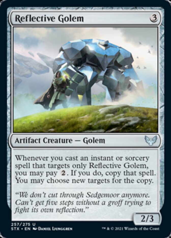 Reflective Golem [Strixhaven: School of Mages] | Black Swamp Games