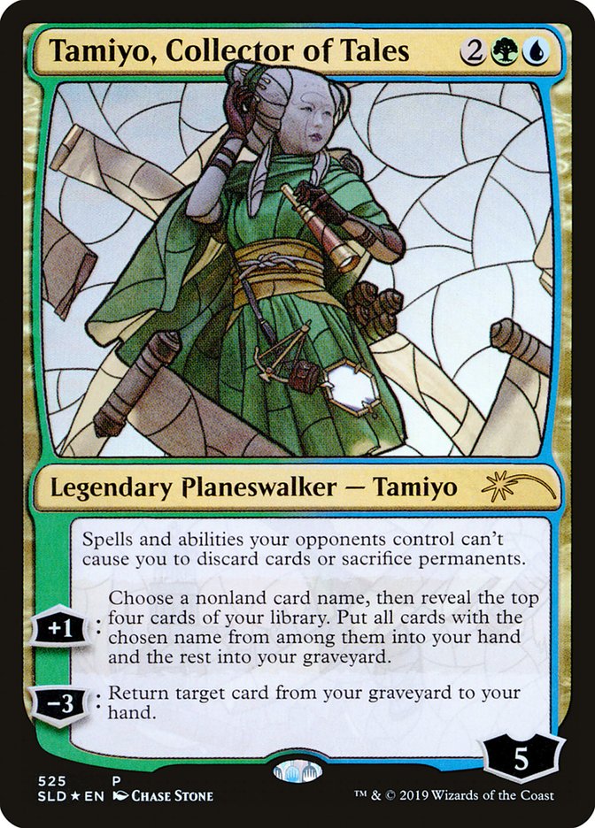 Tamiyo, Collector of Tales (Stained Glass) [Secret Lair Drop Promos] | Black Swamp Games