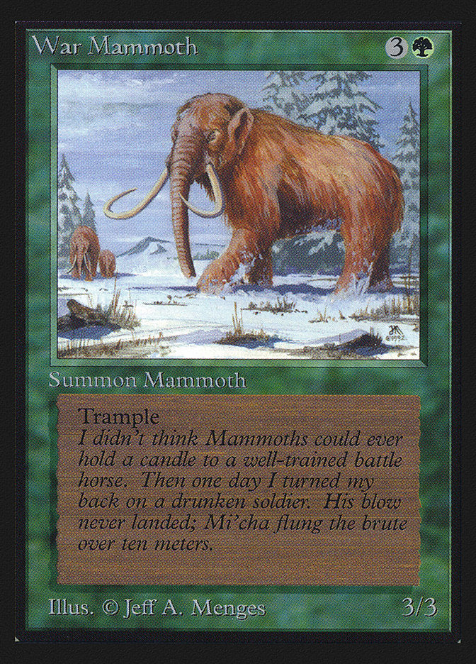War Mammoth [International Collectors' Edition] | Black Swamp Games