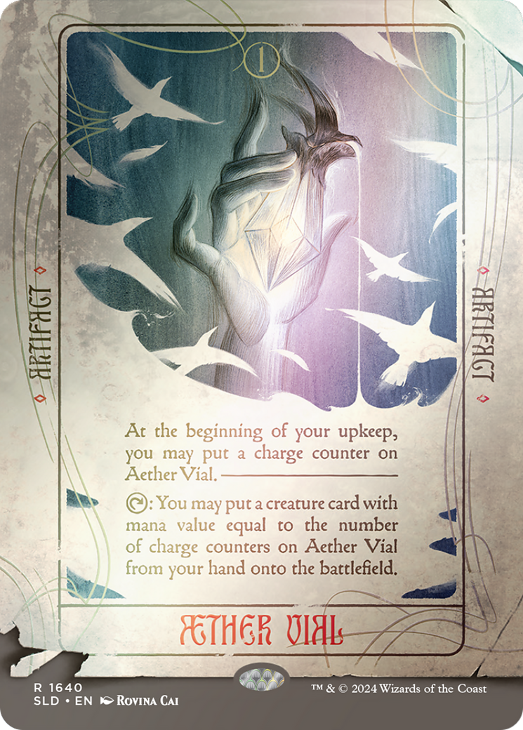 Aether Vial (Rainbow Foil) [Secret Lair Drop Series] | Black Swamp Games