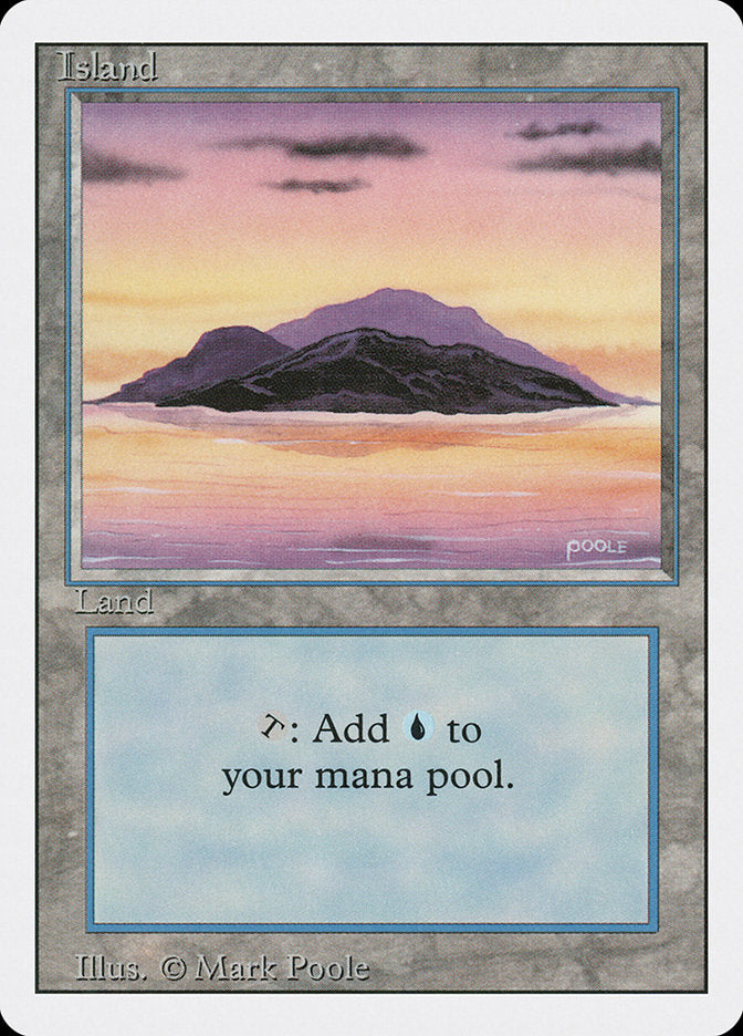 Island (Sunset / Signature on Right) [Revised Edition] | Black Swamp Games