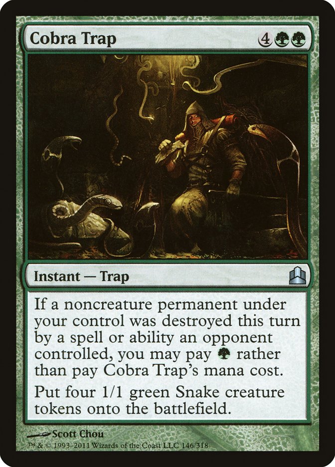 Cobra Trap [Commander 2011] | Black Swamp Games