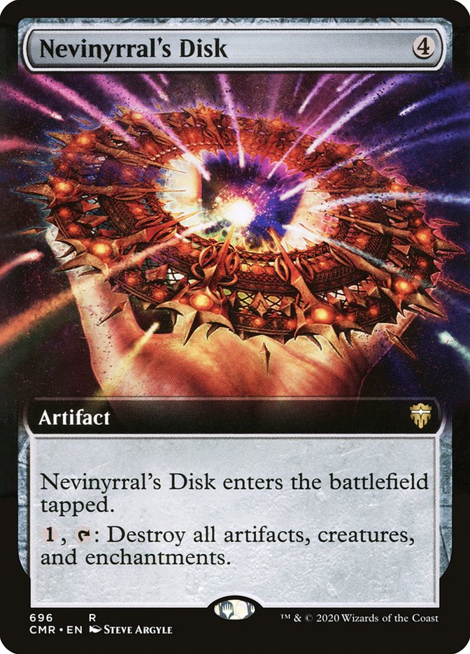 Nevinyrral's Disk (Extended Art) [Commander Legends] | Black Swamp Games