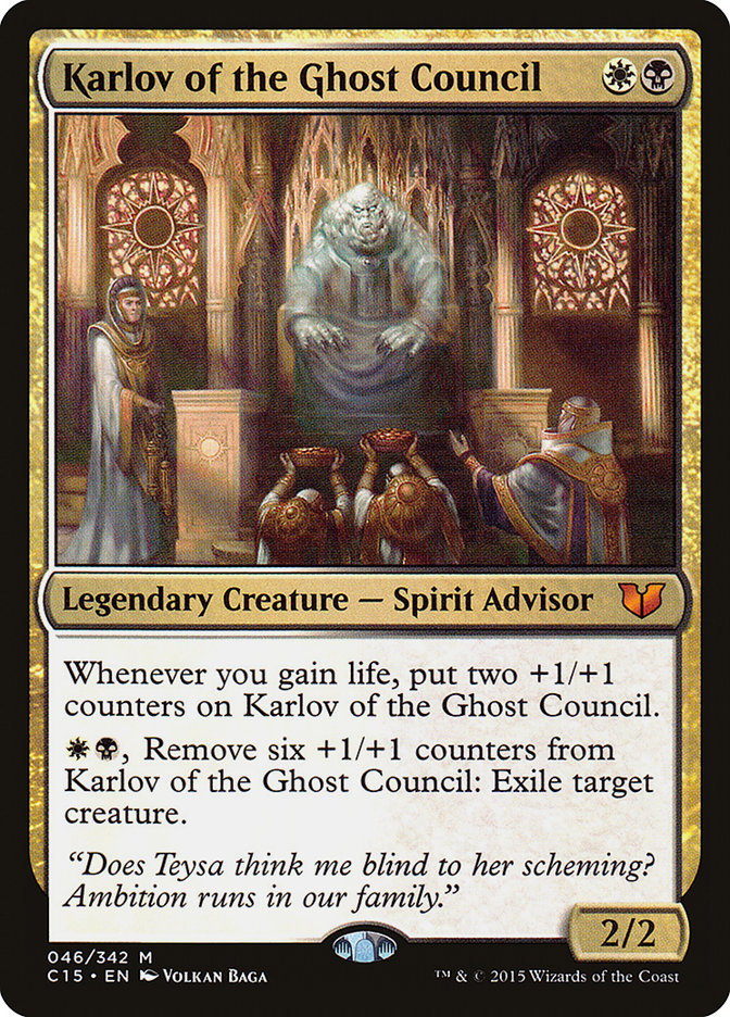 Karlov of the Ghost Council [Commander 2015] | Black Swamp Games