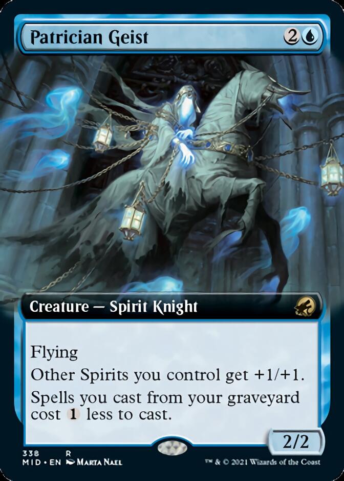 Patrician Geist (Extended Art) [Innistrad: Midnight Hunt] | Black Swamp Games