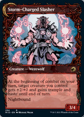 Reckless Stormseeker // Storm-Charged Slasher (Showcase Equinox) [Innistrad: Midnight Hunt] | Black Swamp Games