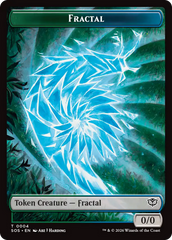 Fractal (0004) // Pest (0008) Double-Sided Token [Secrets of Strixhaven Tokens] | Black Swamp Games