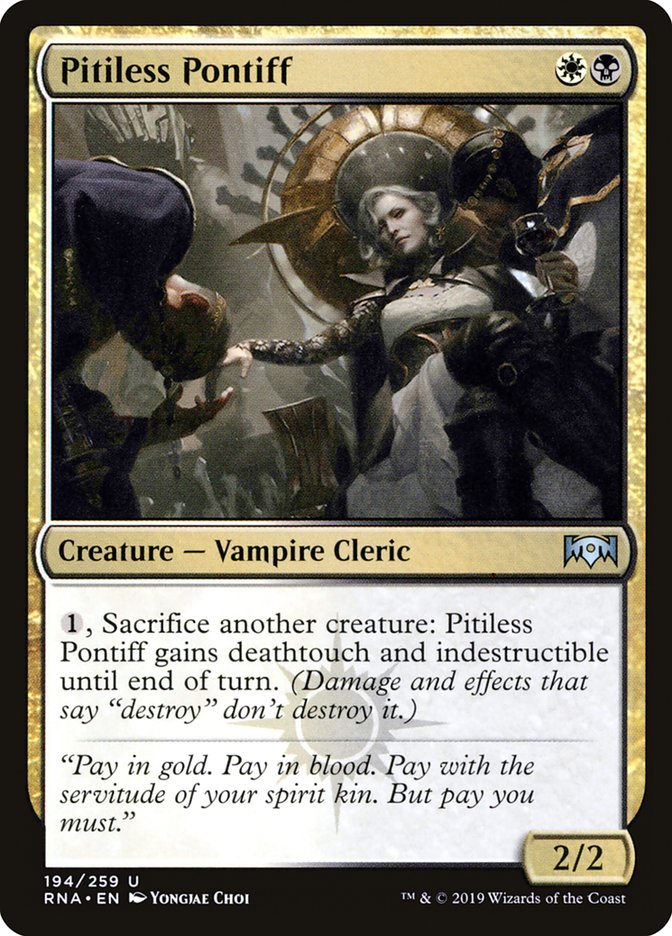 Pitiless Pontiff [Ravnica Allegiance] | Black Swamp Games