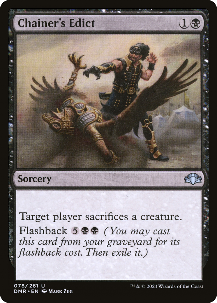 Chainer's Edict [Dominaria Remastered] | Black Swamp Games