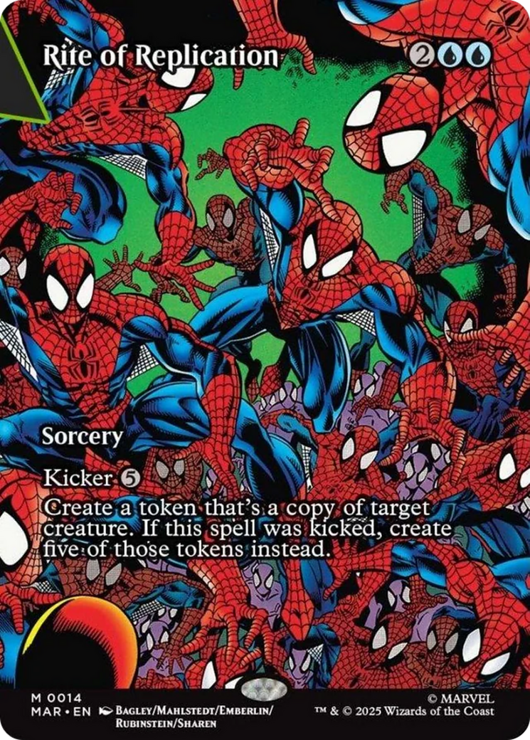 Rite of Replication (Borderless) [Marvel's Spider-Man: Eternal-Legal] | Black Swamp Games
