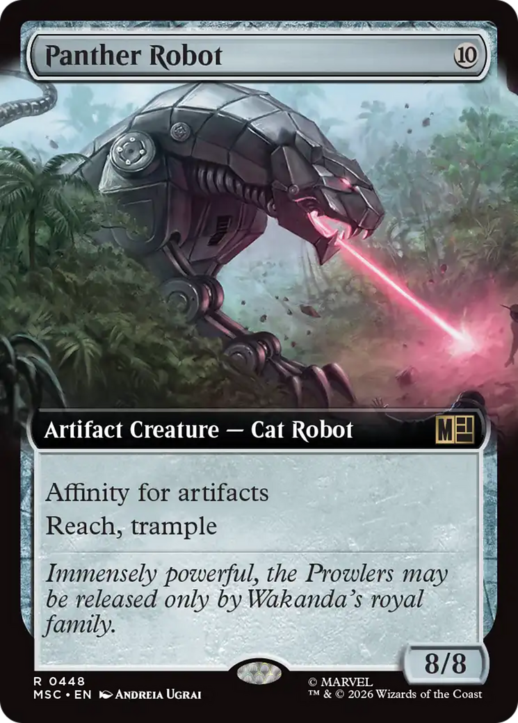 Panther Robot (Extended Art) [Marvel Super Heroes Commander] | Black Swamp Games