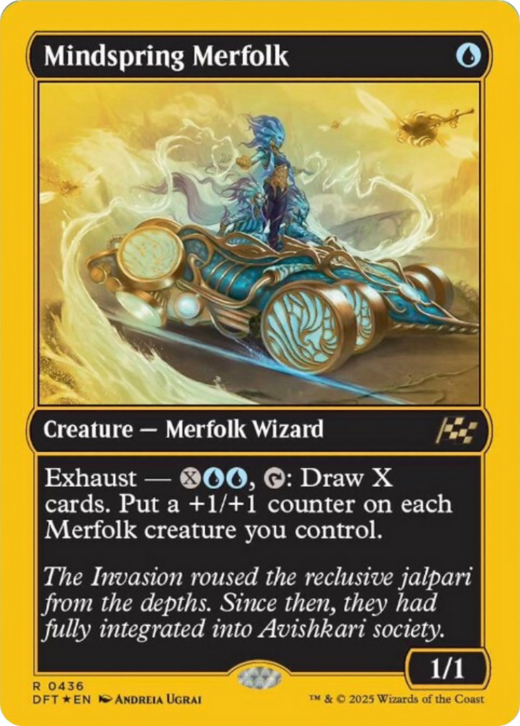 Mindspring Merfolk (First-Place Foil) [Aetherdrift] | Black Swamp Games