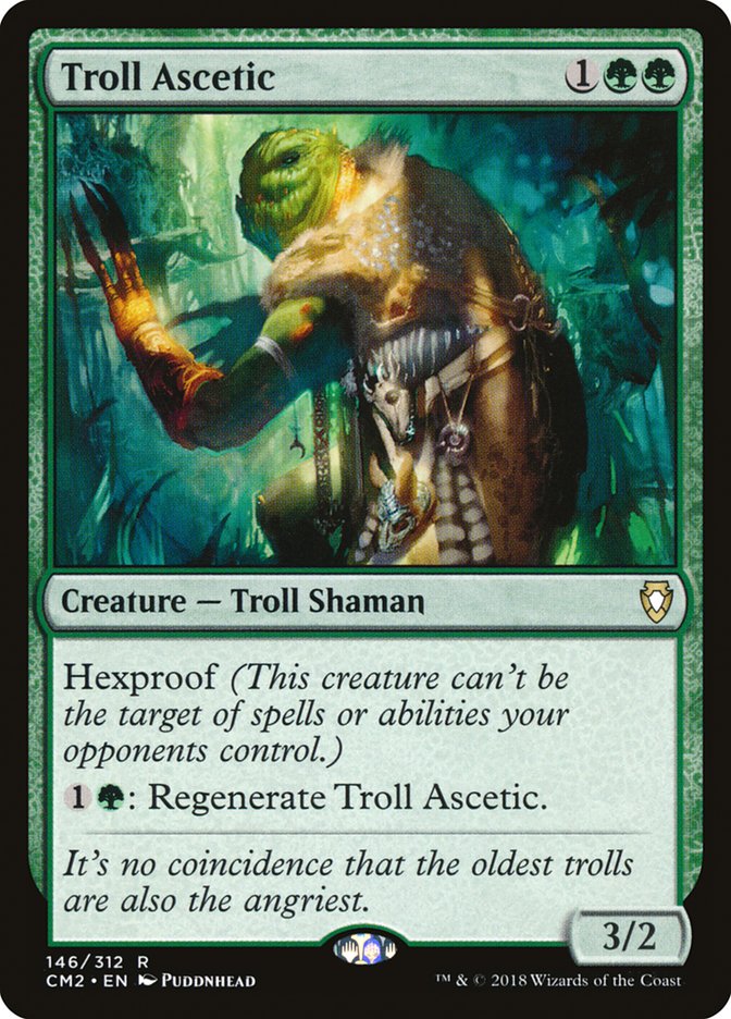 Troll Ascetic [Commander Anthology Volume II] | Black Swamp Games