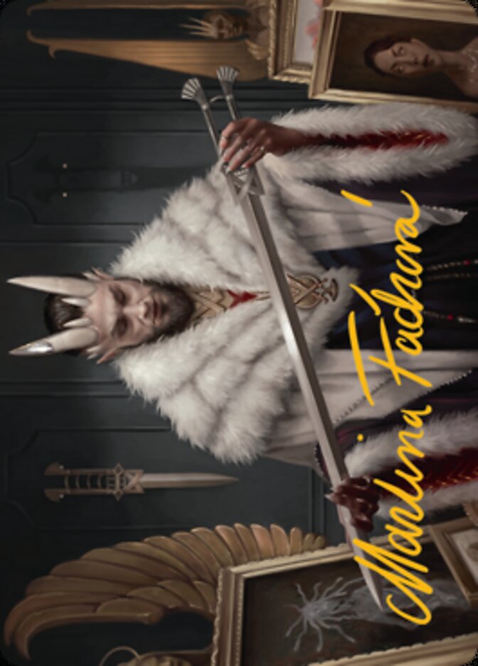 Lord Xander, the Collector Art Card (Gold-Stamped Signature) [Streets of New Capenna Art Series] | Black Swamp Games