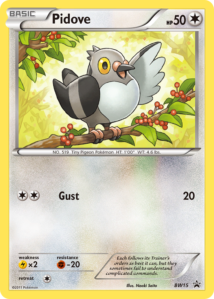 Pidove (BW15) [Black & White: Black Star Promos] | Black Swamp Games