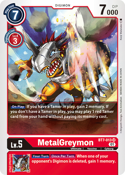 MetalGreymon [BT7-013] [Next Adventure] | Black Swamp Games