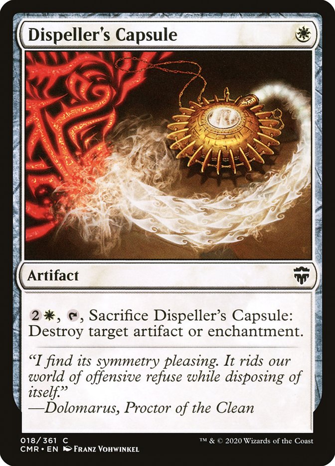 Dispeller's Capsule [Commander Legends] | Black Swamp Games