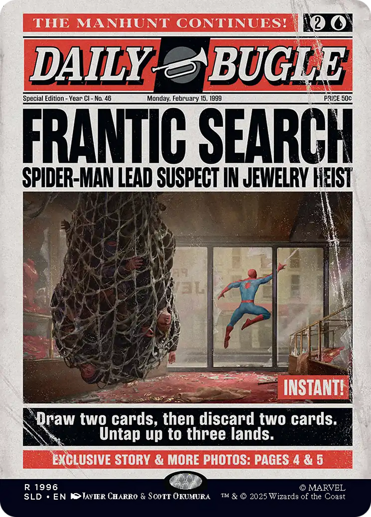 Frantic Search (1996) (Rainbow Foil) [Secret Lair Drop Series] | Black Swamp Games