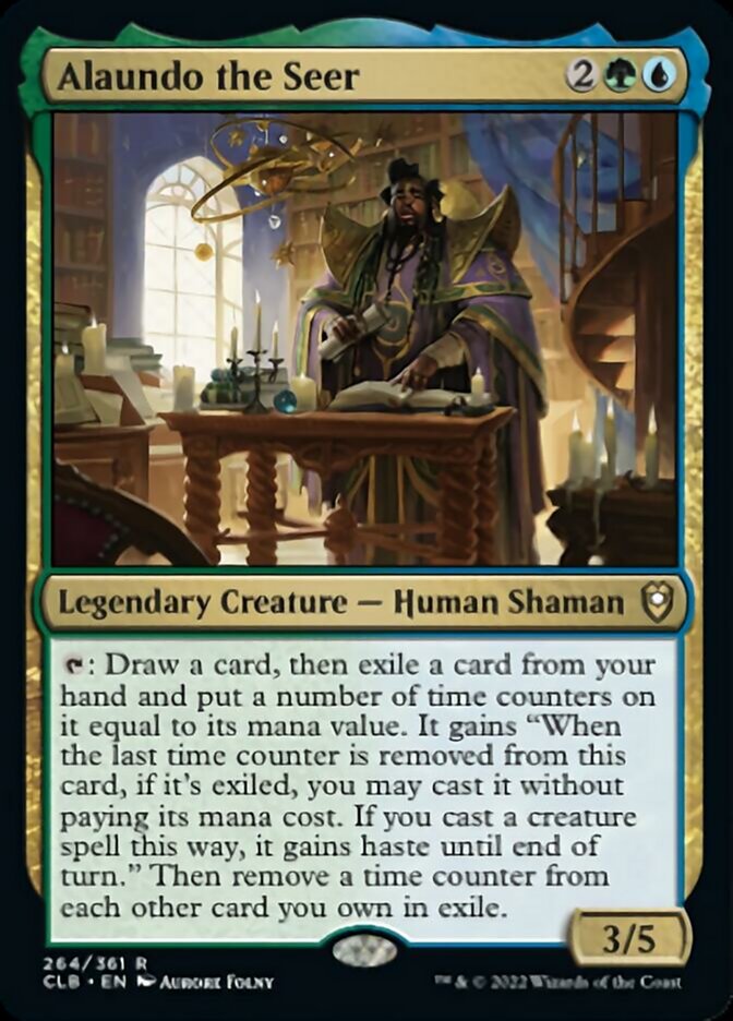 Alaundo the Seer [Commander Legends: Battle for Baldur's Gate] | Black Swamp Games