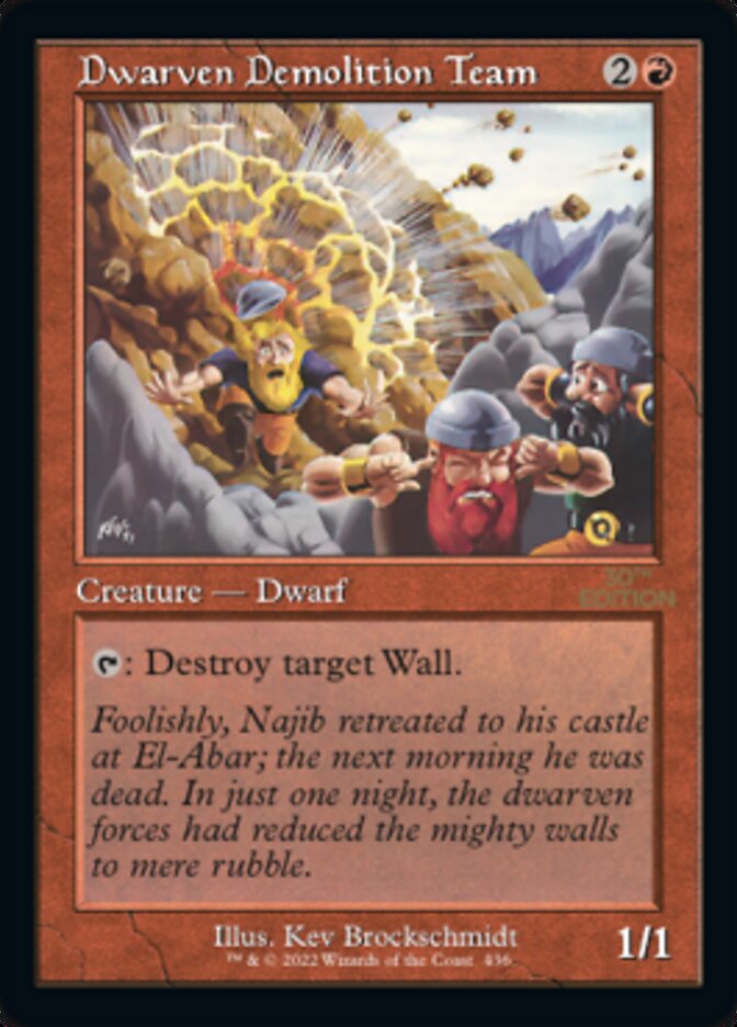 Dwarven Demolition Team (Retro) [30th Anniversary Edition] | Black Swamp Games
