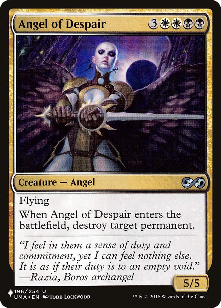 Angel of Despair [The List Reprints] | Black Swamp Games