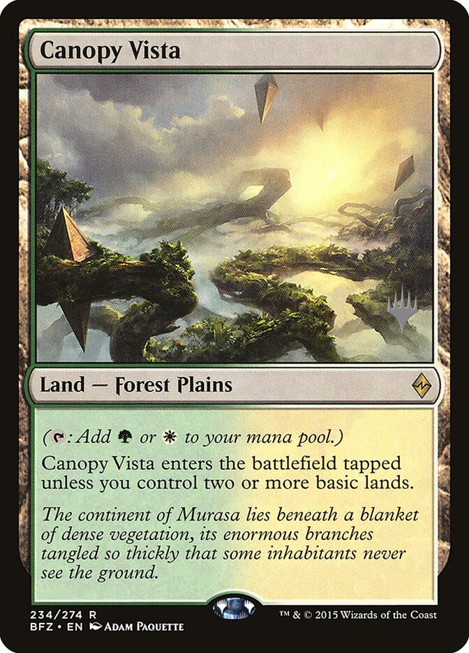 Canopy Vista [Battle for Zendikar Promos] | Black Swamp Games