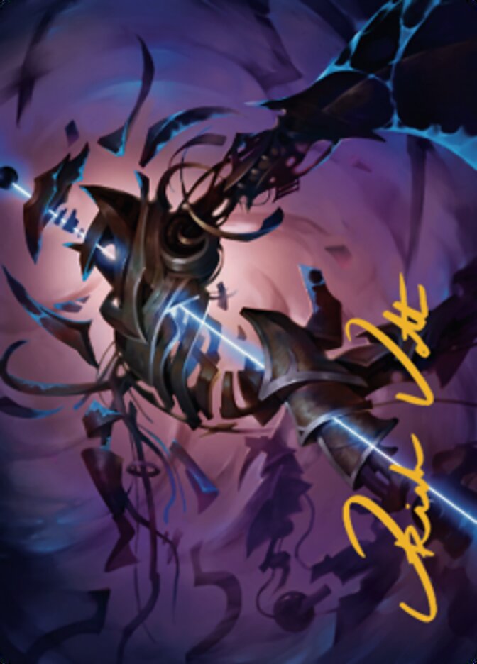 Defabricate Art Card (Gold-Stamped Signature) [The Brothers' War Art Series] | Black Swamp Games